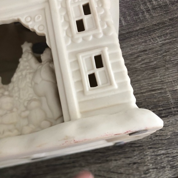 Vtg Partylite Bisque Victorian Manor - Picture 11 of 14